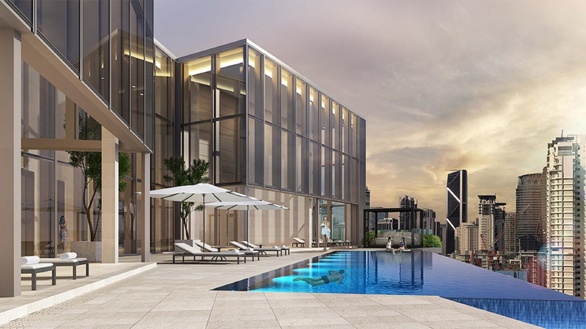 Pavilion Hotel Kuala Lumpur Managed By Banyan Tree Екстериор снимка The pool at the 101